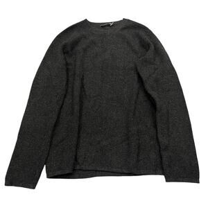 13-6 VINCE Men's NWOT Thermal Crew Neck Top Wool Cashmere Gray Small